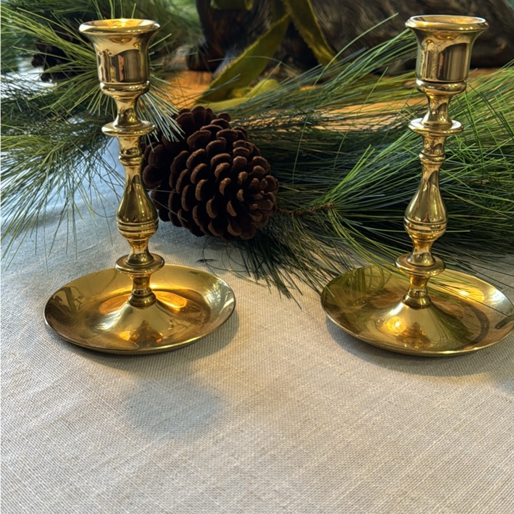 Vintage candlestick Holders 6”